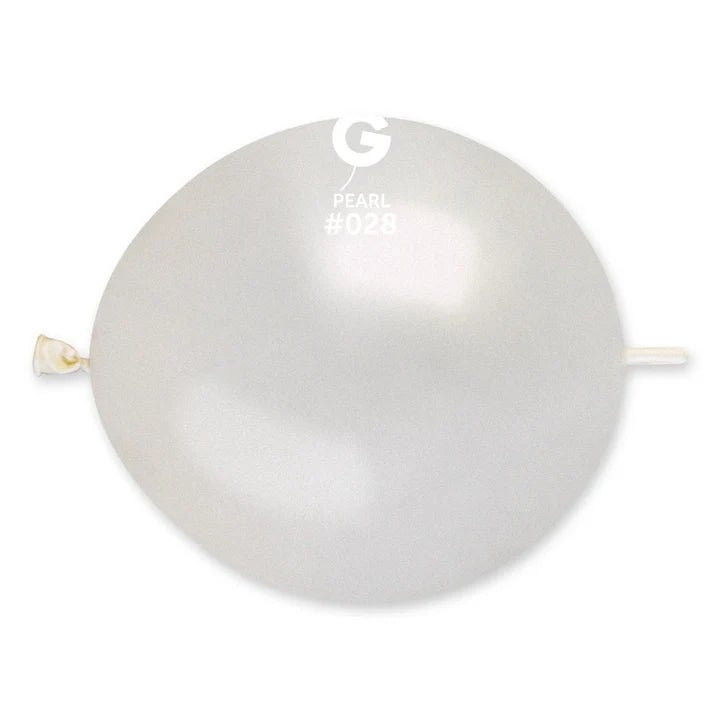 Metallic Balloon Pearl GLM13-028 | 50 balloons per package of 13'' each