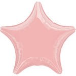 Light Pink Star Shaped Foil Balloon 4" (5 Units per package)