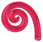 Metallic Flamingo 5-pack Kurly Spiral Foil 14" in