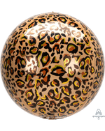 Animal Print Orbz 16" in - Foil Balloon - Leopard