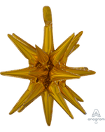 Gold Magic Star Foil Balloon 20" in