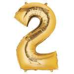 Number 2 Gold - 14" in