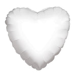 White Heart 18" Single Pack
