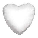 White Heart 18" Single Pack