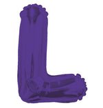 Letter L Purple- 14" in