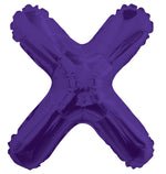 Letter X Purple- 14" in