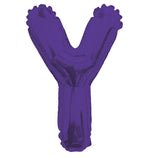 Letter Y Purple- 14" in