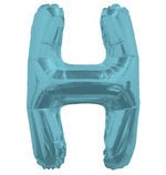 Letter H Light Blue- 14" in