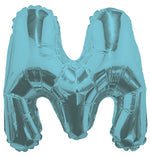 Letter M Light Blue- 14" in
