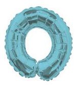 Letter O Light Blue- 14" in