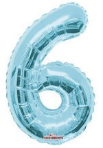 Number 6 Light Blue - 14" in