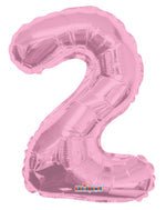 Number 2 Light pink - 14" in