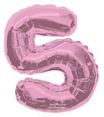 Number 5 Light pink - 14" in