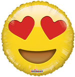 In Love Emoji Balloon 18" Single Pack
