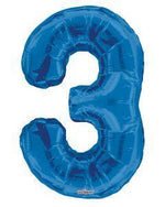 Number 3 Blue - 34" in