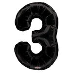 Number 3 Black - 34" in