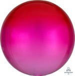 Orbz Ombre 16" Red & Pink