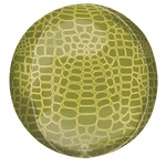 Animal Print Orbz 16" in - Foil Balloon - Alligator