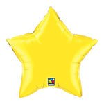 2 Star Shaped Foil Balloon 18" in each. Yellow