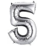 Number 5 Silver - 14" in