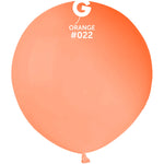 Neon Balloon Orange GF19-022 | 25balloons per package of 19" each