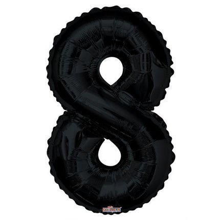 Number 8 Black - 34" in