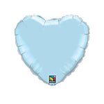 Light Blue Heart Shaped Foil Balloon 9" (5 Units per package)