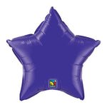 2 Star Shaped Foil Balloon 18" in each. Purple