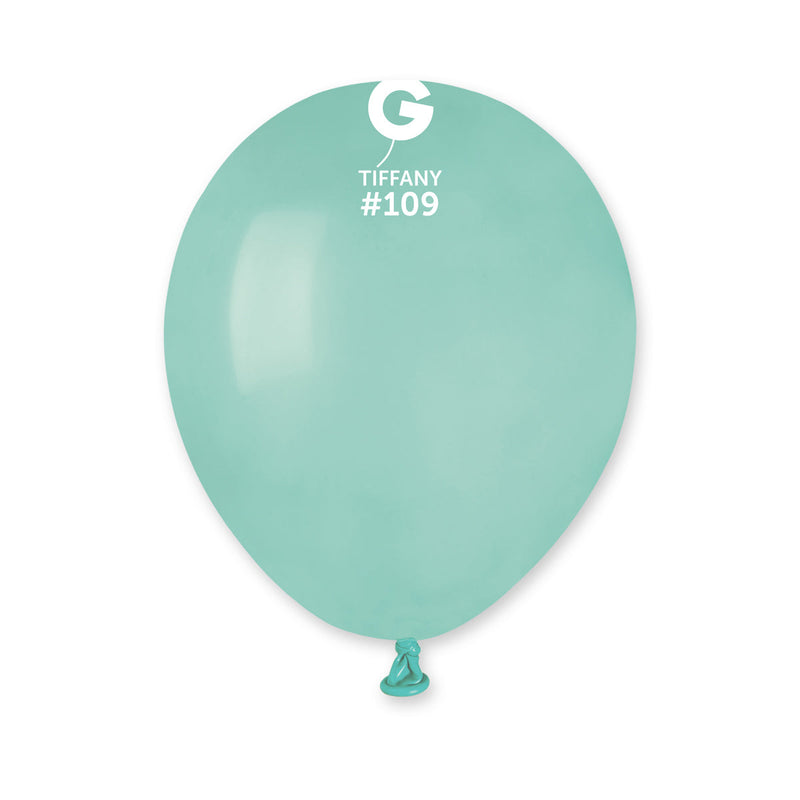 GEMAR | Solid Balloon Tiffany #109 - 5 in. Marshmallow