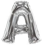 Letter A Silver- 14" in