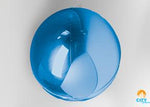 Mini Orb Foil Balloon Spheres 7 in. Blue