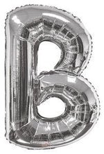 Letter B Silver- 34" in