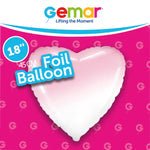Baby Pink Gradient Heart 18"