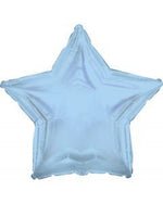 2 Star Shaped Foil Balloon 18" in each. Baby Blue