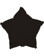 2 Star Shaped Foil Balloon 18" in each. Black