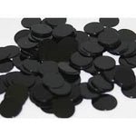 Black Confetti Foil 1" in