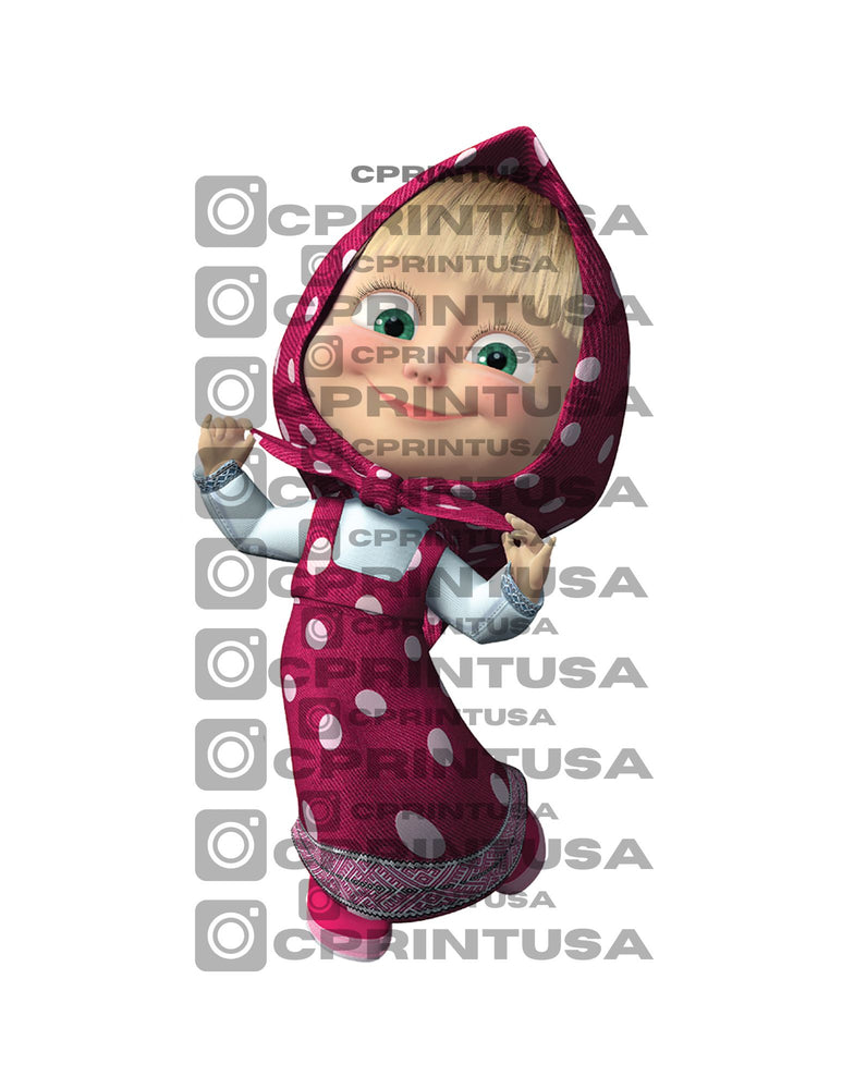 MASHA AND THE BEAR CUT OUT