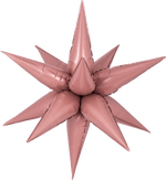 Dusty Rose Starburst 3D Deco champ 26"