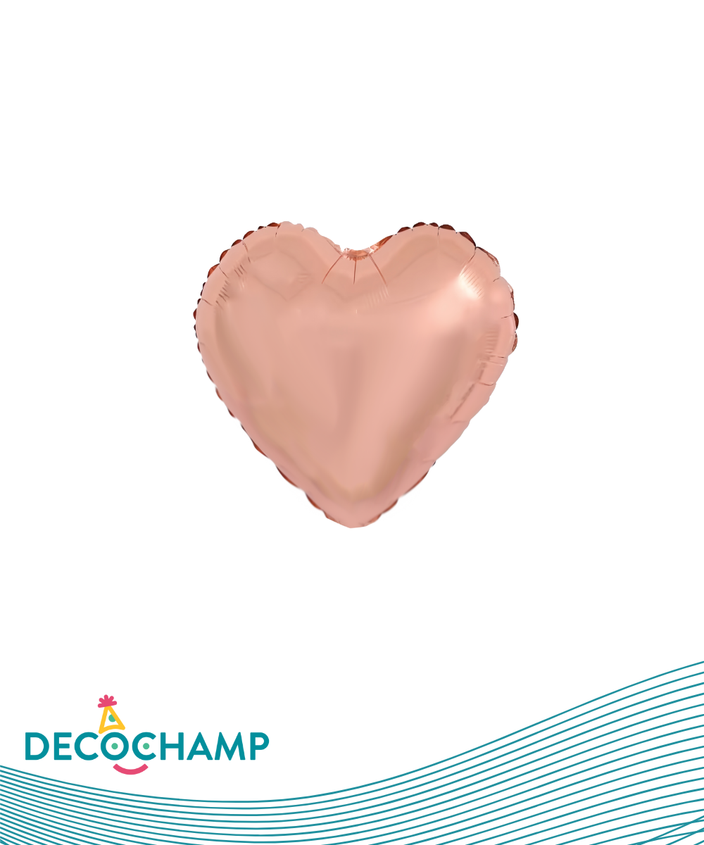 DecoHeart 18" Rose Gold (Single Pack)