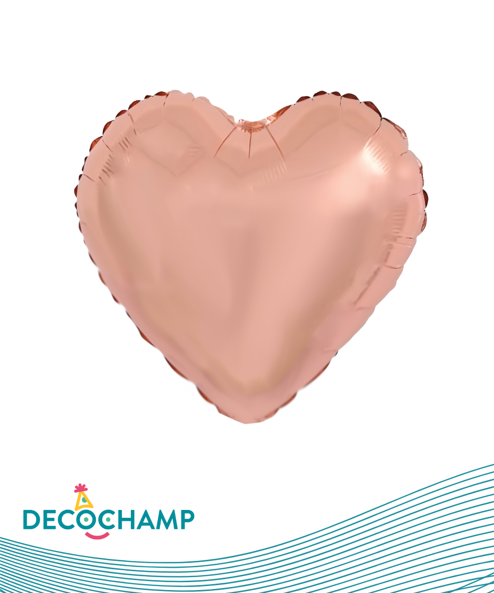 DecoHeart 36" Rose Gold (Single Pack)