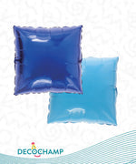 DecoSquare 24" Double Sided. Dark Blue / Baby Blue