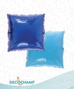 DecoSquare 24" Double Sided. Dark Blue / Baby Blue