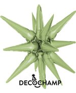 Olive Green Starburst 3D Deco champ 22"