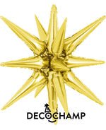 Gold Starburst 3D Deco champ 22"