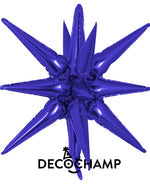 Purple Starburst 3D Deco champ 22"