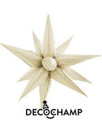 Latte Starburst 3D Deco champ 40"