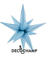 Light Blue Starburst 3D Deco champ 26"