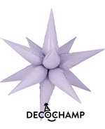Lilac Starburst 3D Deco champ 26"