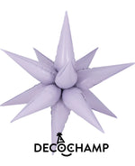 Lilac Starburst 3D Deco champ 40"