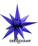 Purple Starburst 3D Deco champ 26"